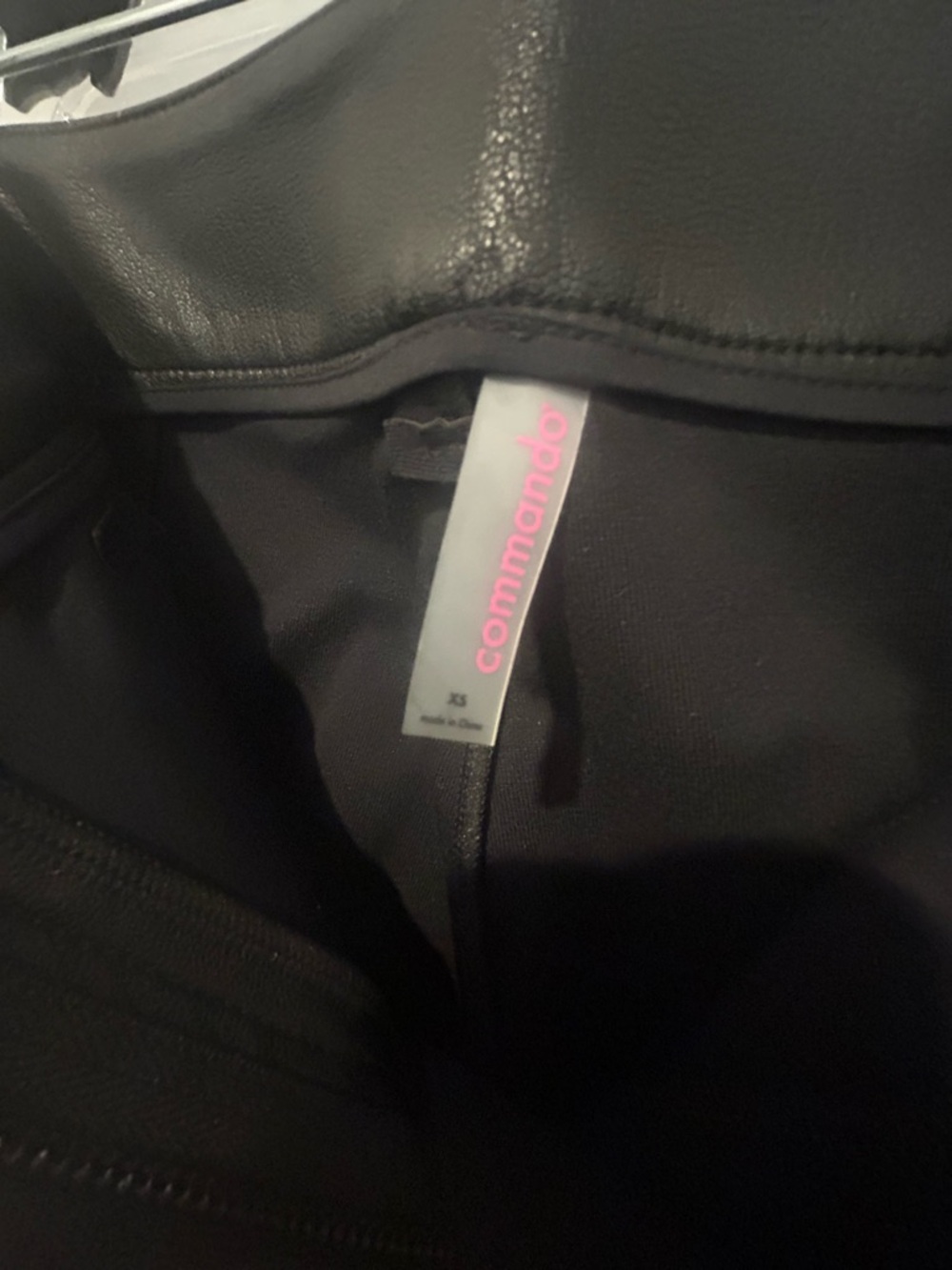 Commando Black Faux Leather Straight XSP. - Picture 2 of 3